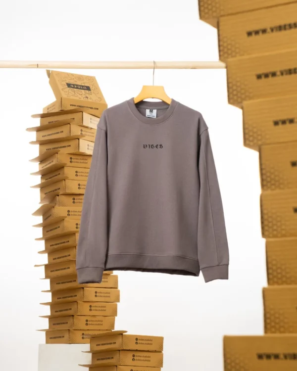 Vibes Tan Sweatshirt