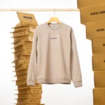 Vibes Beige Sweatshirt