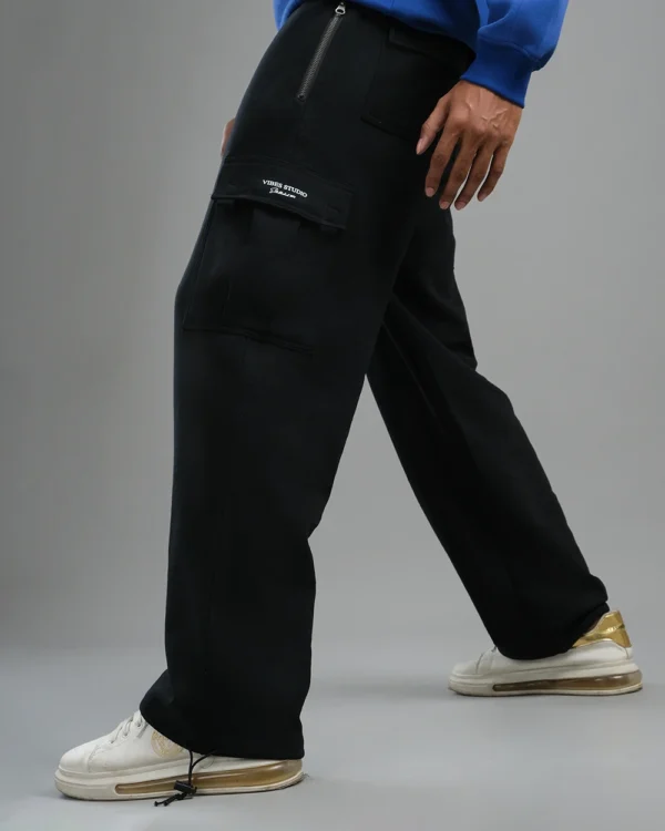 Vibes Signature Black Cargo Pant