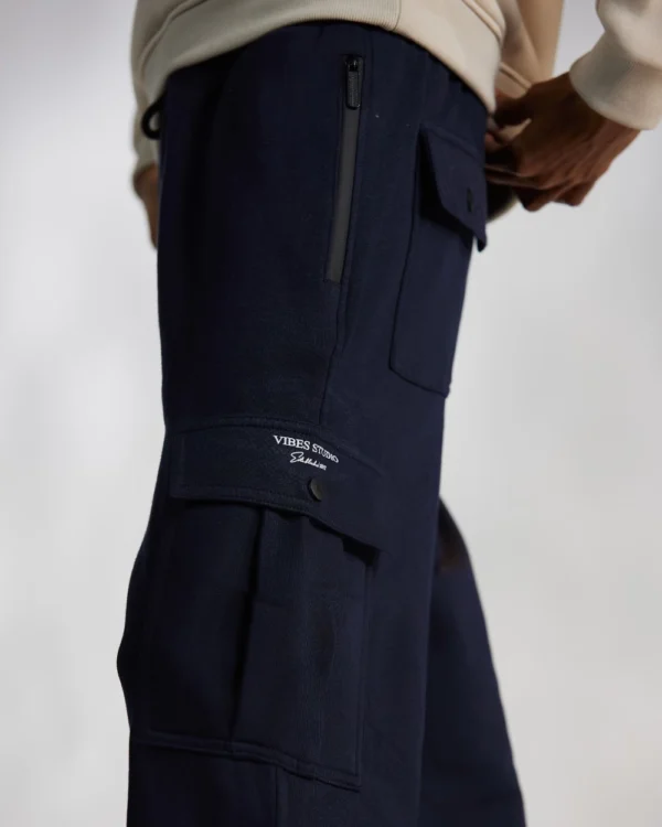 Vibes Signature Navy Sweatpant