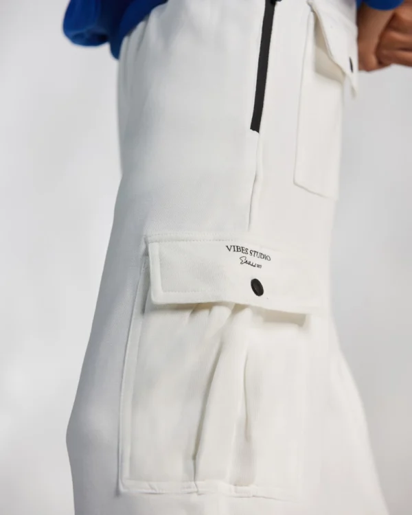 Vibes Signature White Sweatpant