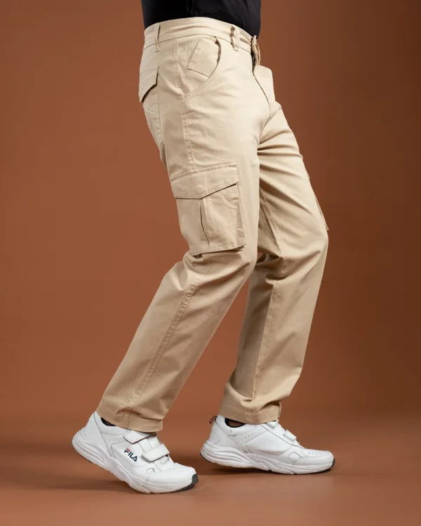 Cream Cargo Pant