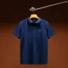 Stripe Navy Polo