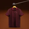 Printed Maroon Polo