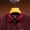 Printed Maroon Polo