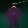 Solid Purple Drop Shoulder