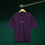 Solid Purple Drop Shoulder