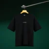 Solid Black Drop Shoulder