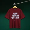 Win From Within Maroon Drop Shoulder