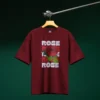 Rose Maroon Drop Shoulder