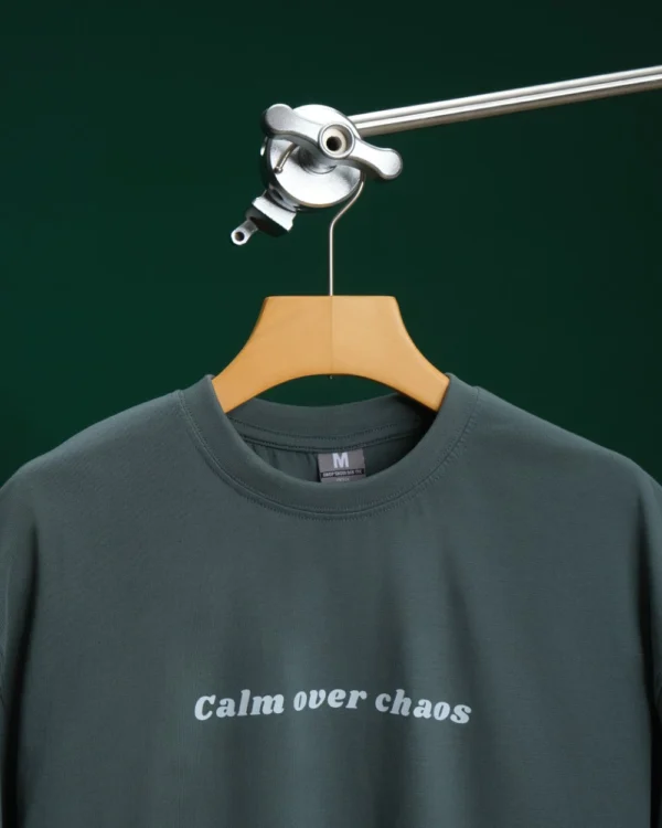 Calm Over Chaos Mint Drop Shoulder