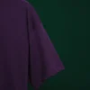 Solid Purple Drop Shoulder