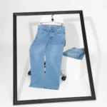 Sky Blue Bootcut Jeans