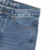 Mid Blue Bootcut Cargo Jeans