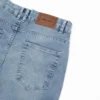 Light Blue Bootcut Cargo Jeans