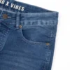 Dark Blue Bootcut Cargo Jeans