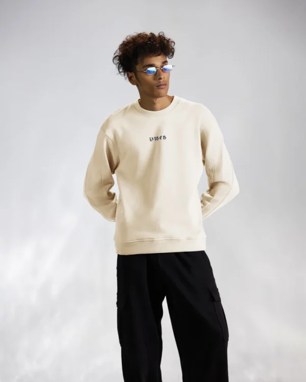 Vibes Cream Sweatshirt