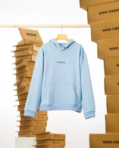 Vibes Signature Sky Blue Hoodie