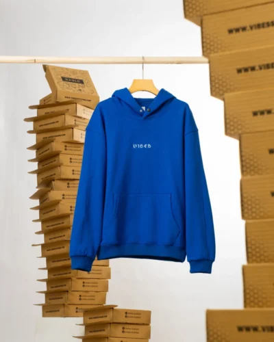 Vibes Signature Royal Blue Hoodie