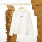 Vibes Signature White Hoodie