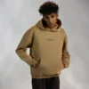 Vibes Signature Dark Beige Hoodie