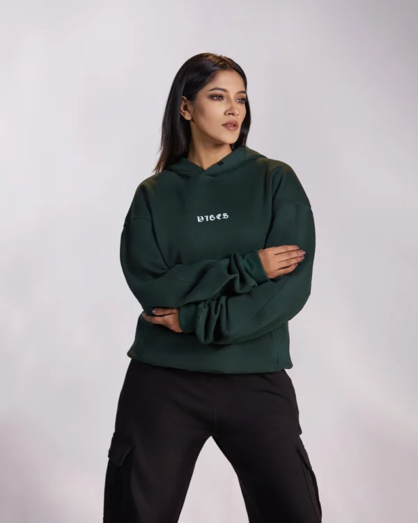 Vibes Signature Bottle Green Hoodie