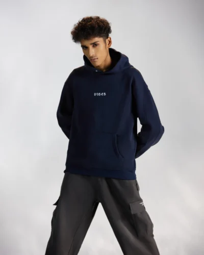 Vibes Signature Navy Hoodie