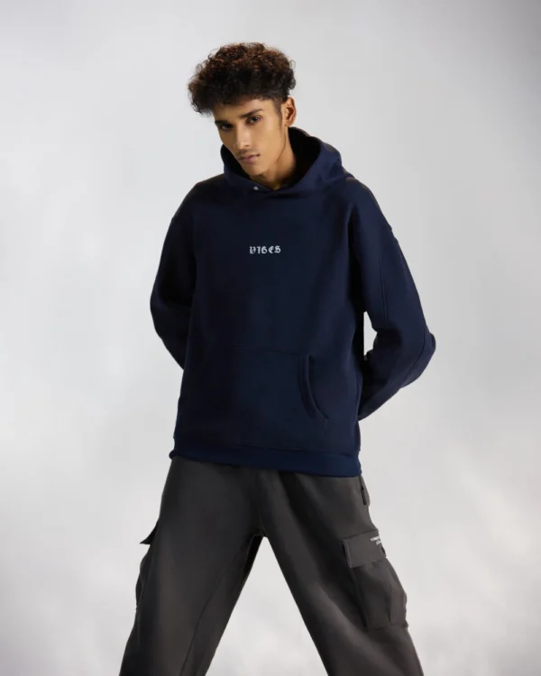 Vibes Signature Navy Hoodie