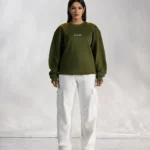 Vibes Olive Sweatshirt