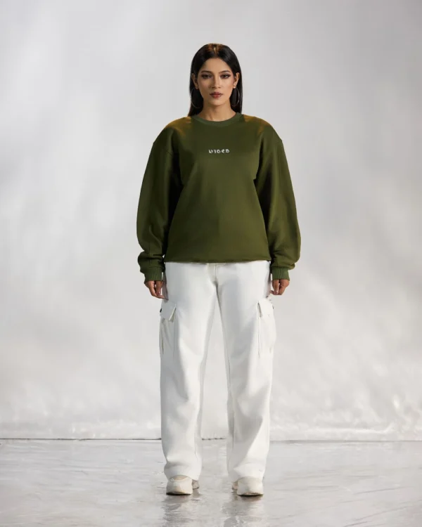 Vibes Olive Sweatshirt