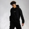 Vibes Signature Black Hoodie