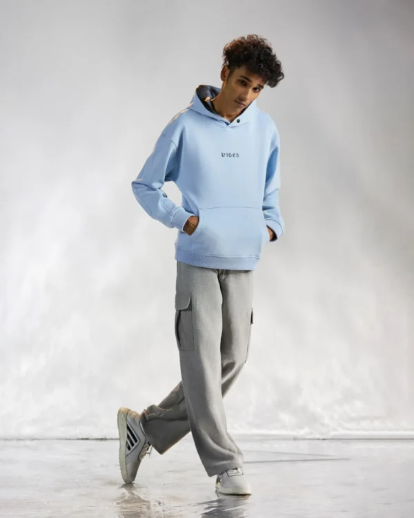 Vibes Signature Sky Blue Hoodie