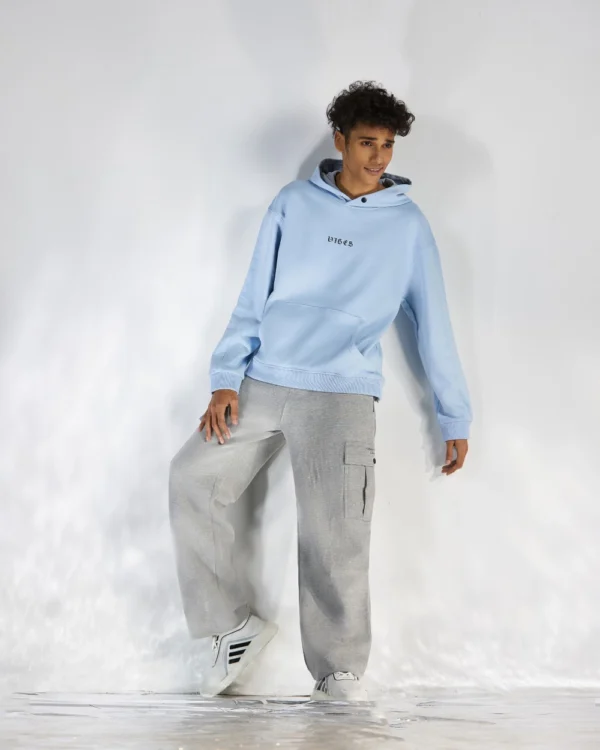 Vibes Signature Sky Blue Hoodie