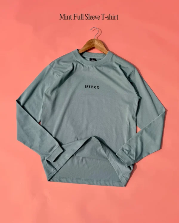 Regular Mint Full Sleeve T-shirt