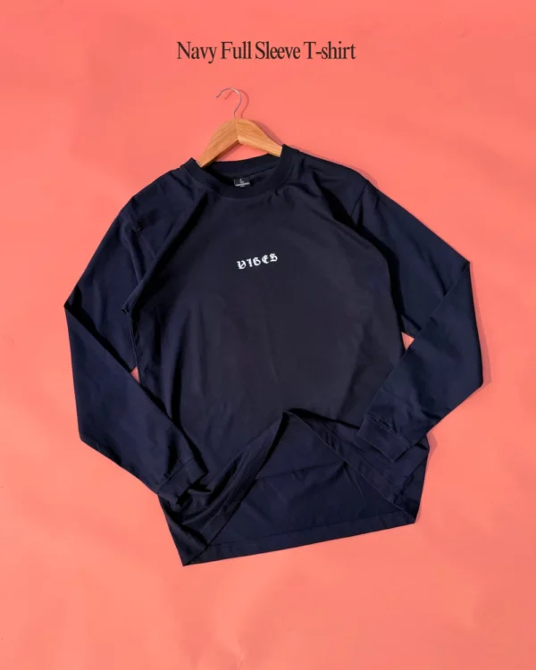 Regular Navy Full Sleeve T-shirt