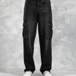 Baggy Cargo Jeans Black