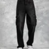 Baggy Cargo Jeans Black