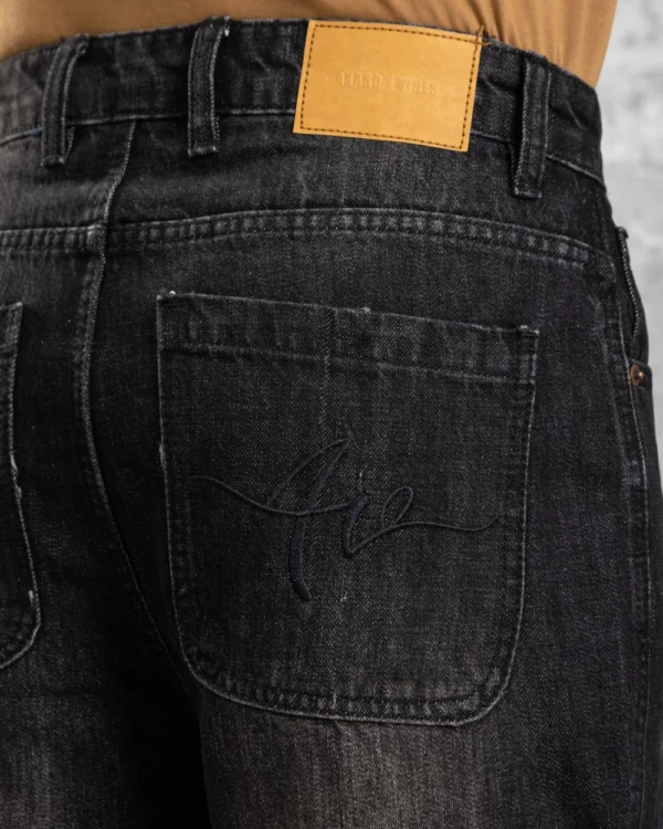 Baggy Cargo Jeans Black