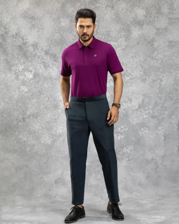 Signature Dark Purple Polo