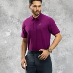 Signature Dark Purple Polo