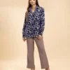 IZAVA Printed Shirt Midnight Blue