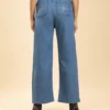 High Waisted Women's Jeans Ash Blue