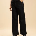 High Waisted Women's Jeans Black