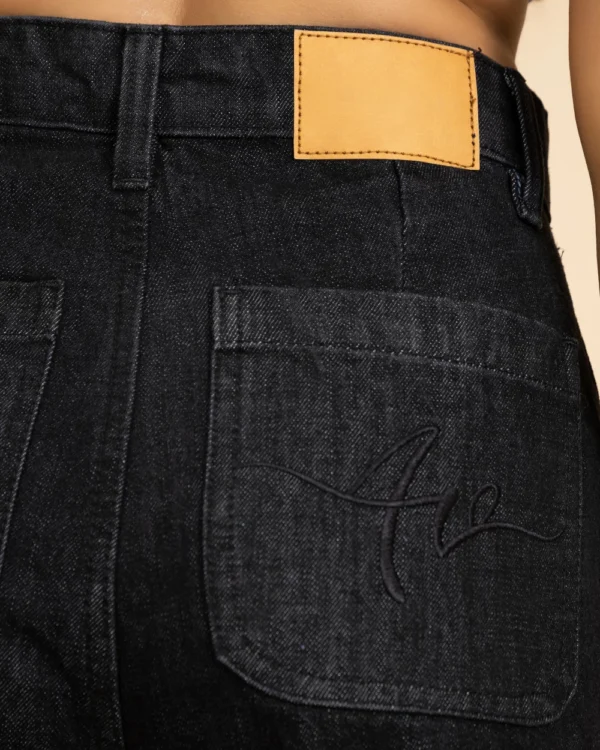 High Waisted Women's Jeans Black