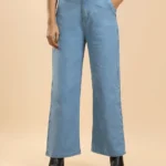 High Waisted Women's Jeans Sky Blue