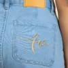 High Waisted Women's Jeans Sky Blue