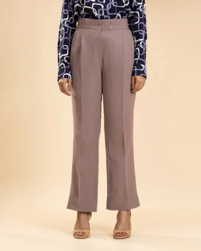 Mauve Flare Cut Pant