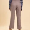 Mauve Flare Cut Pant