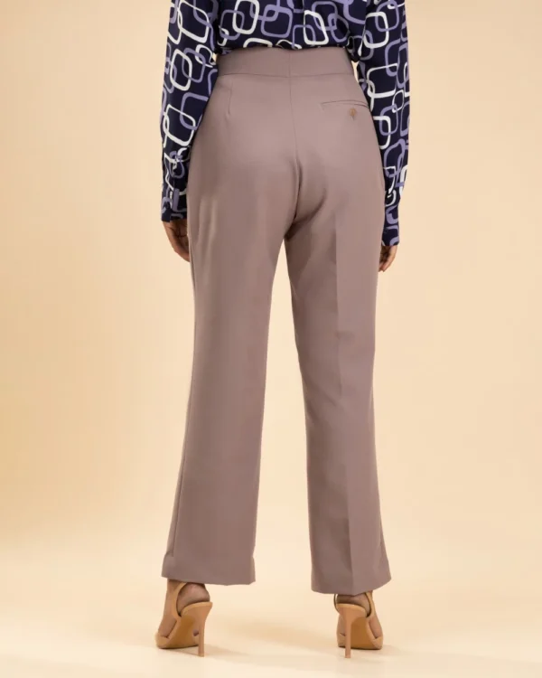Mauve Flare Cut Pant