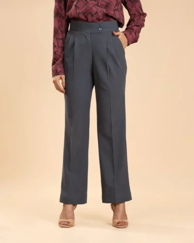 Charcoal Flare Cut Pant